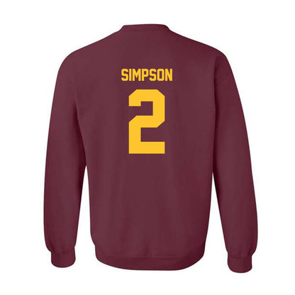 Arizona State - NCAA Women's Soccer : emilie simpson - Classic Shersey Crewneck Sweatshirt