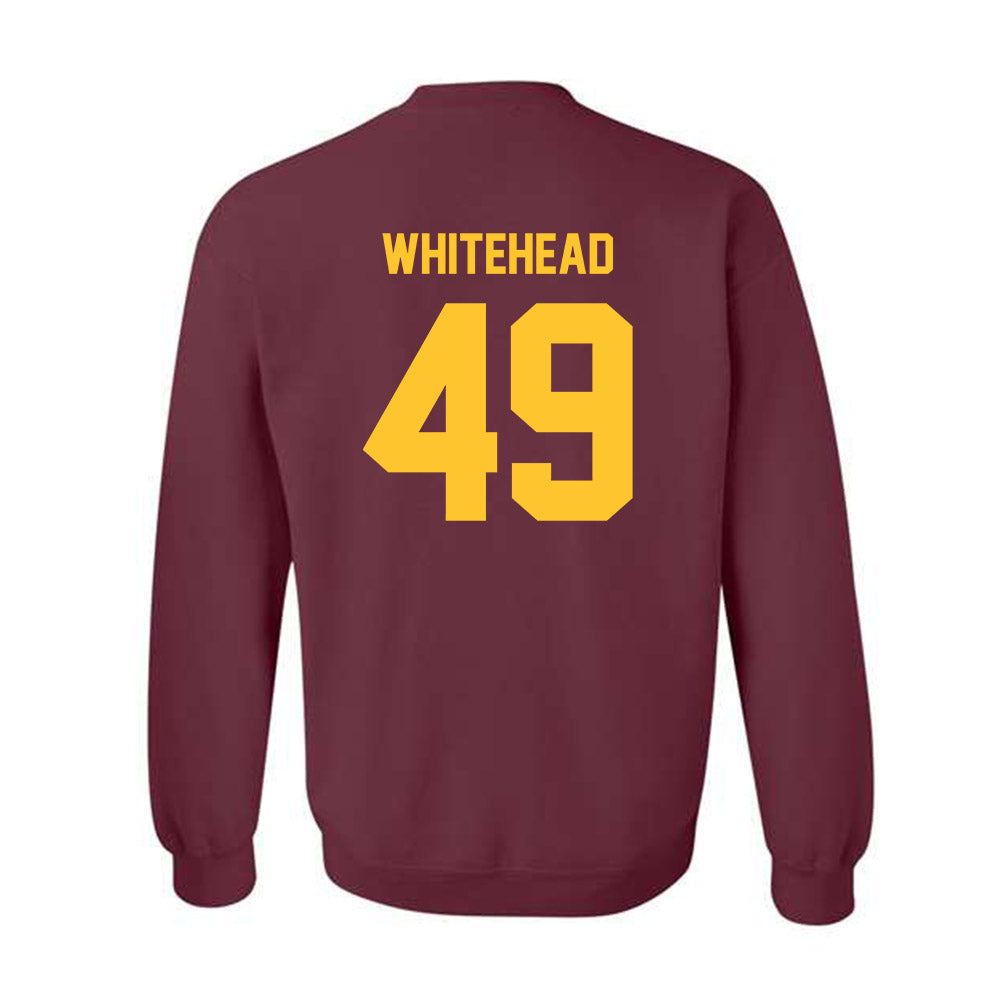 Arizona State - NCAA Men's Ice Hockey : Braxton Whitehead - Classic Shersey Crewneck Sweatshirt-1