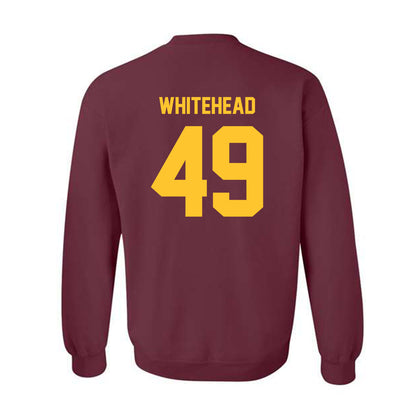 Arizona State - NCAA Men's Ice Hockey : Braxton Whitehead - Classic Shersey Crewneck Sweatshirt-1