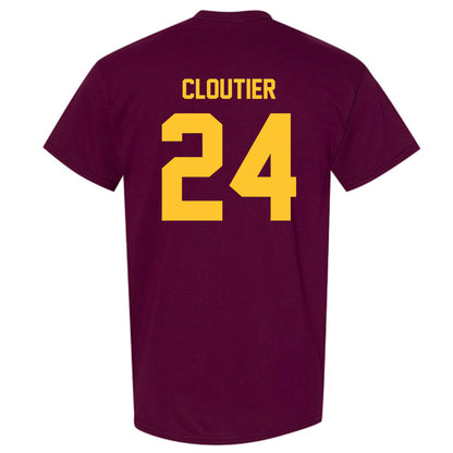 Arizona State - NCAA Men's Ice Hockey : Justin Cloutier - Classic Shersey T-Shirt-1
