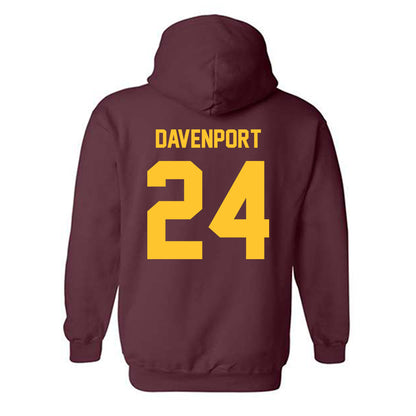 Arizona State - NCAA Women's Basketball : Deborah Davenport - Classic Shersey Hooded Sweatshirt-1