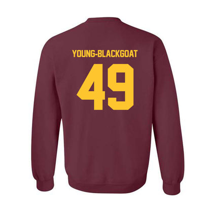 Arizona State - NCAA Football : Prayer Young-Blackgoat - Classic Shersey Crewneck Sweatshirt-1