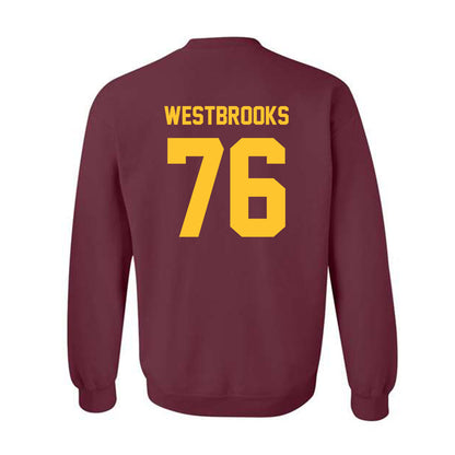 Arizona State - NCAA Football : Champ Westbrooks - Classic Shersey Crewneck Sweatshirt-1