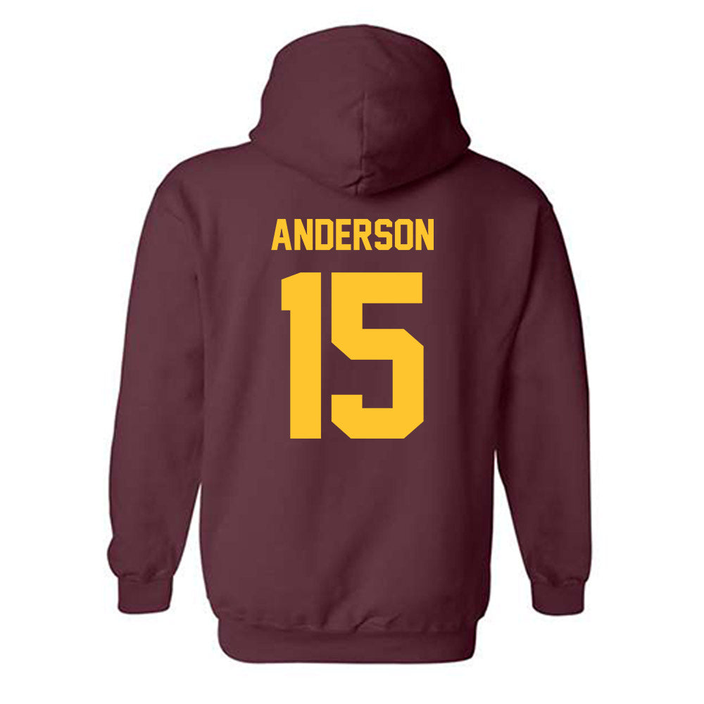 Arizona State - NCAA Football : Khamari Anderson - Classic Shersey Hooded Sweatshirt-1