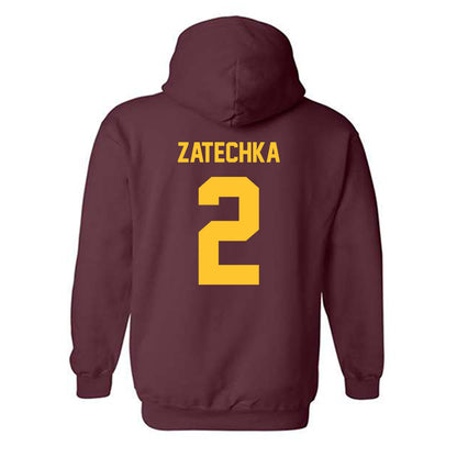 Arizona State - NCAA Women's Volleyball : Estella Zatechka - Classic Shersey Hooded Sweatshirt
