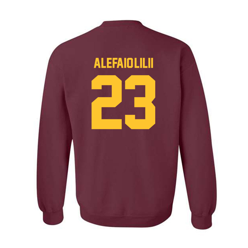 Arizona State - NCAA Football : Benjamin Alefaio-Lilii - Classic Shersey Crewneck Sweatshirt-1