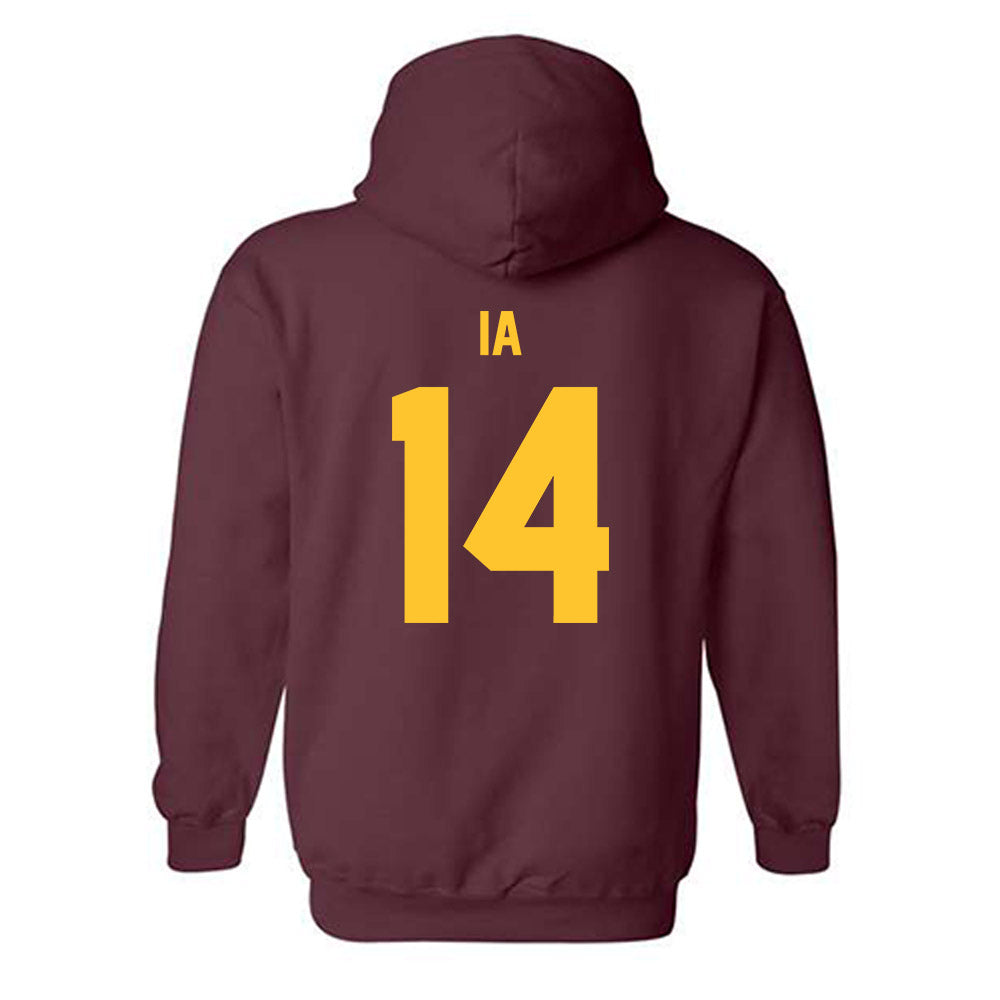Arizona State - NCAA Football : Aaron Ia - Classic Shersey Hooded Sweatshirt-1