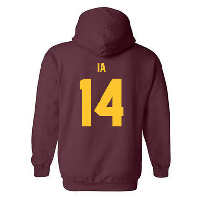 Arizona State - NCAA Football : Aaron Ia - Classic Shersey Hooded Sweatshirt-1