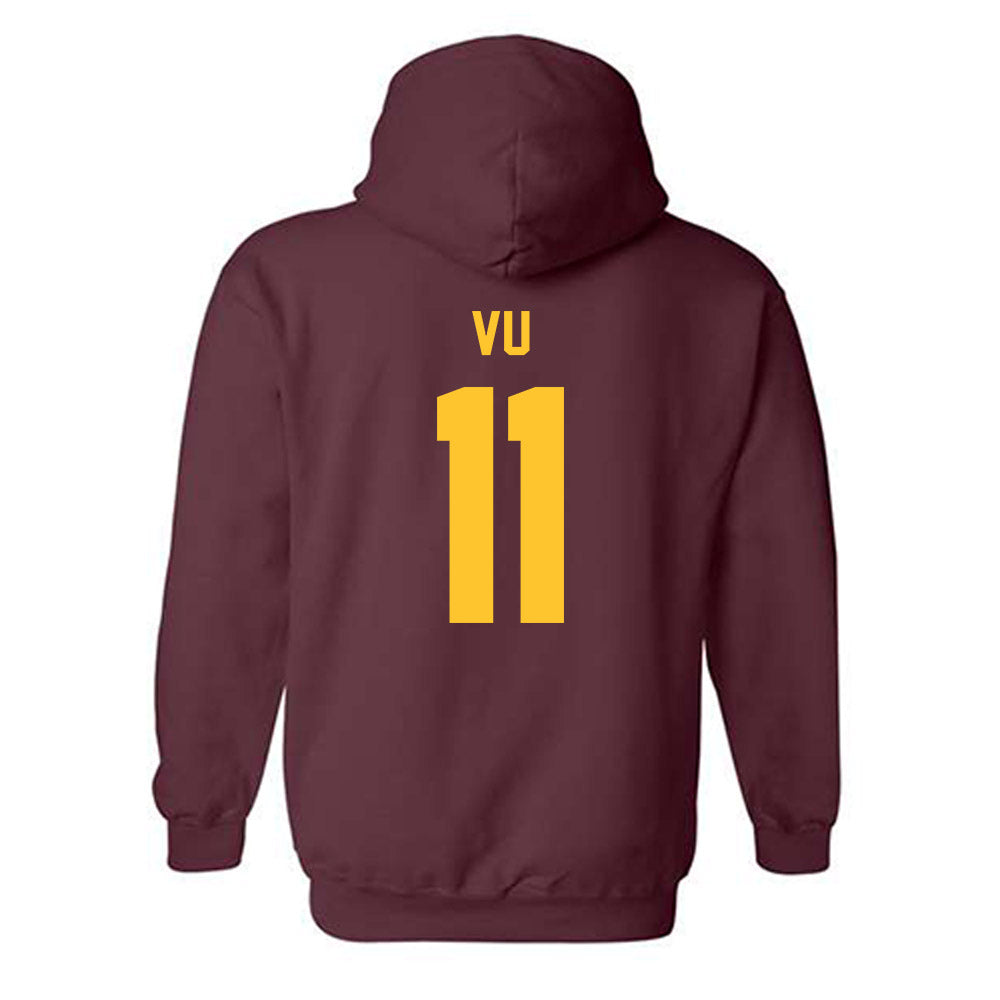 Arizona State - NCAA Baseball : Kien Vu - Classic Shersey Hooded Sweatshirt