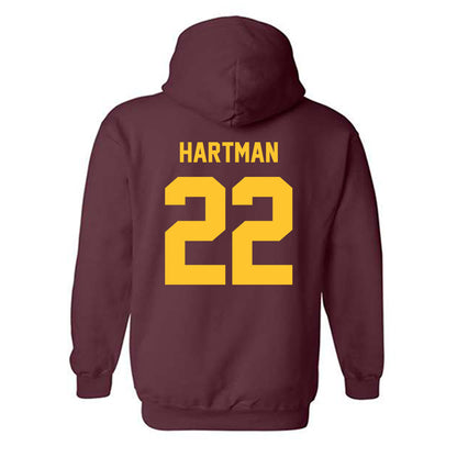 Arizona State - NCAA Women's Soccer : Oona Hartman - Classic Shersey Hooded Sweatshirt-1