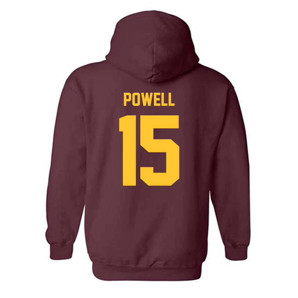 Arizona State - NCAA Men's Ice Hockey : Noah Powell - Classic Shersey Hooded Sweatshirt-1