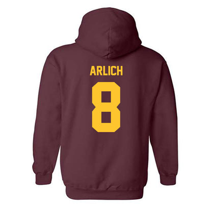 Arizona State - NCAA Baseball : Max Arlich - Classic Shersey Hooded Sweatshirt