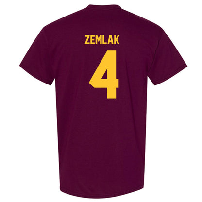 Arizona State - NCAA Men's Ice Hockey : Austin Zemlak - Classic Shersey T-Shirt-1