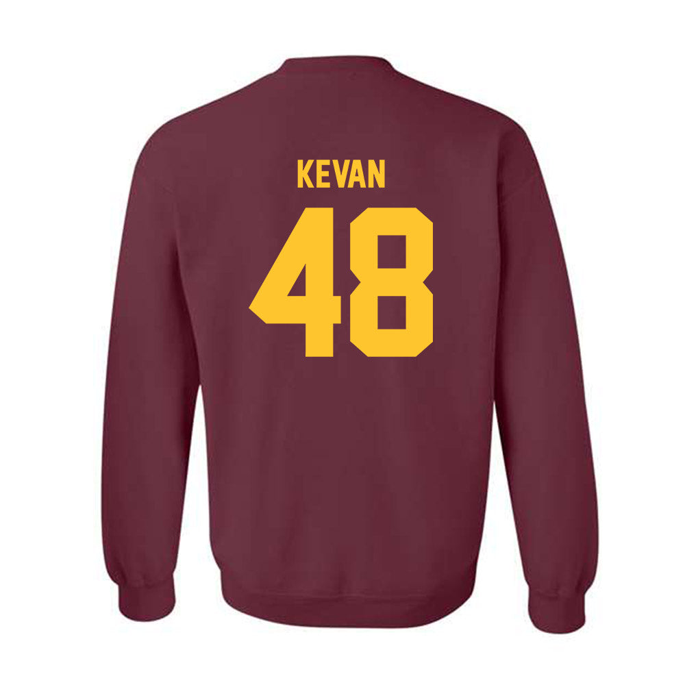 Arizona State - NCAA Men's Ice Hockey : Ben Kevan - Classic Shersey Crewneck Sweatshirt-1