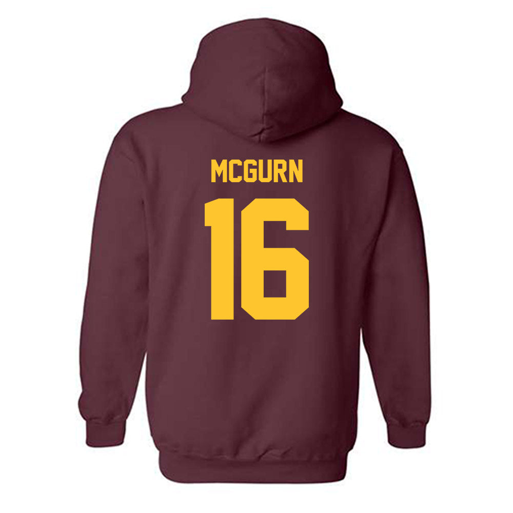Arizona State - NCAA Men's Ice Hockey : Sean McGurn - Classic Shersey Hooded Sweatshirt-1