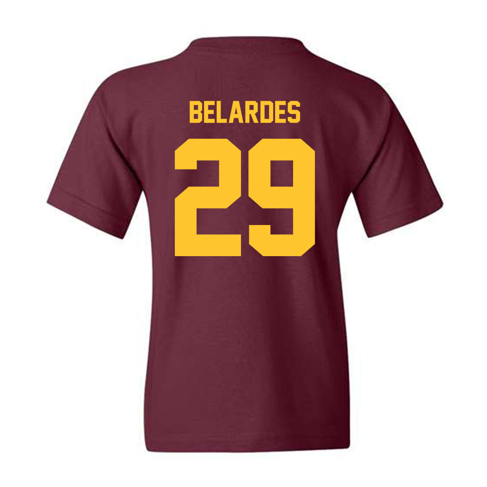 Arizona State - NCAA Baseball : Alec Belardes - Classic Shersey Youth T-Shirt