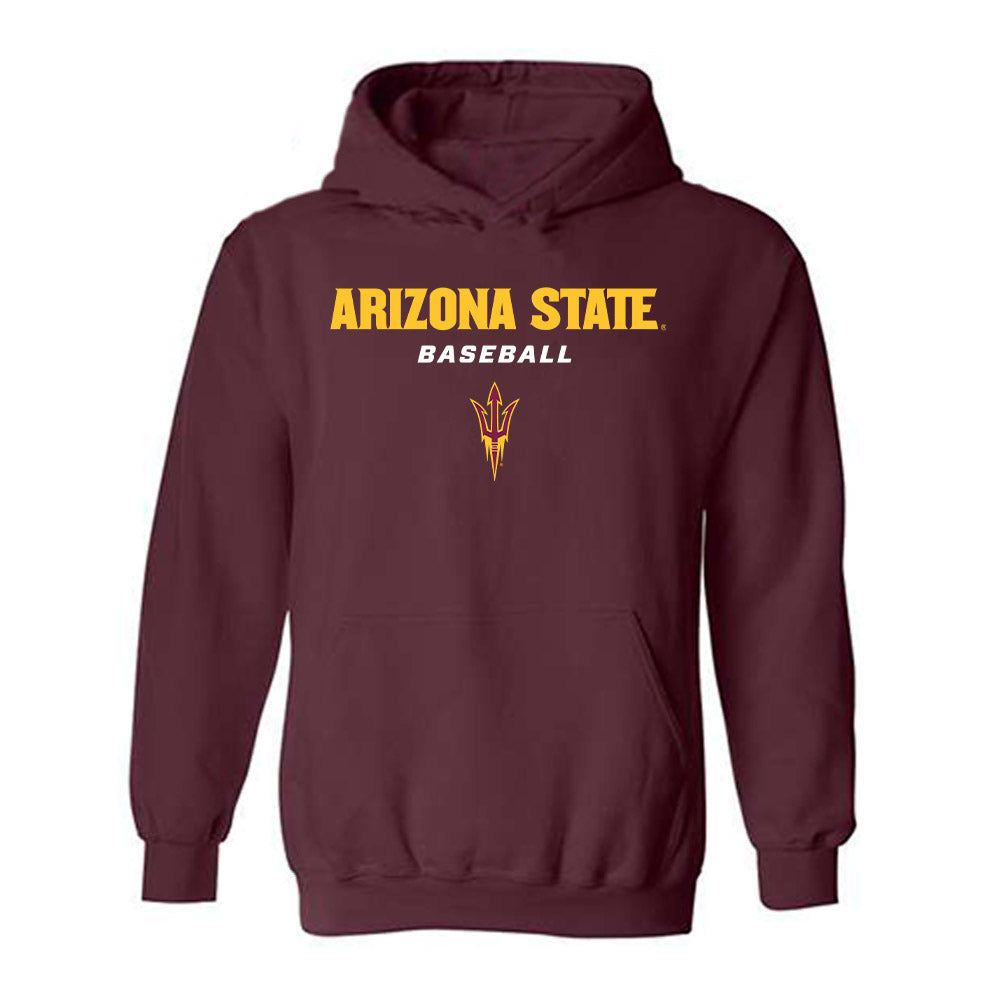 Arizona State - NCAA Baseball : Kien Vu - Classic Shersey Hooded Sweatshirt