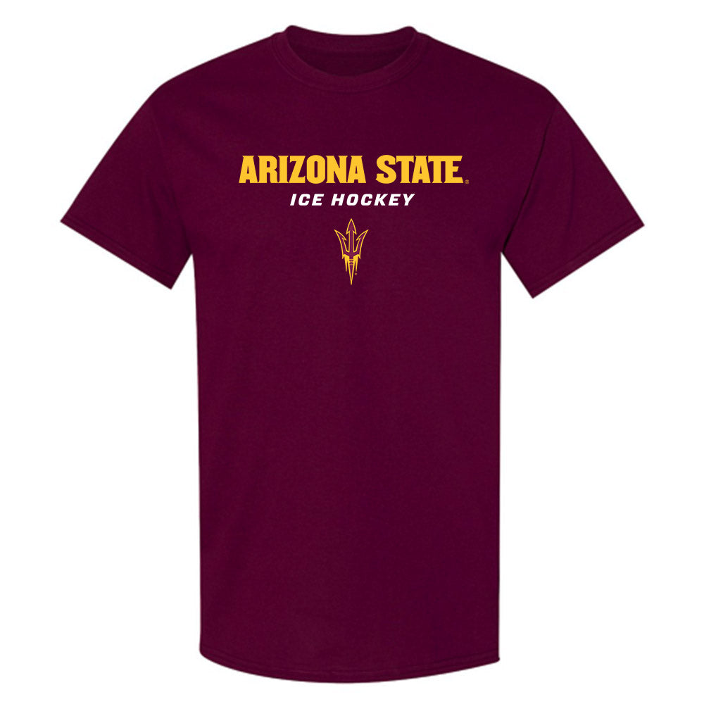 Arizona State - NCAA Men's Ice Hockey : Lincoln Kuehne - Classic Shersey T-Shirt-0