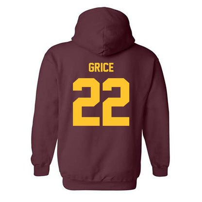 Arizona State - NCAA Women's Basketball : Timya Grice - Classic Shersey Hooded Sweatshirt-1