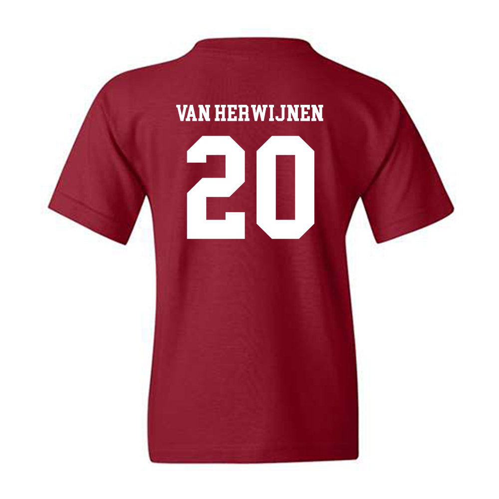 UMass - NCAA Women's Field Hockey : Myrte van Herwijnen - Fashion Shersey Youth T-Shirt-1