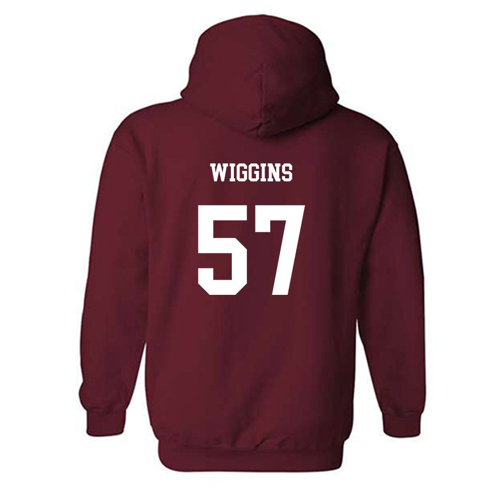 UMass - NCAA Football : Jaden Wiggins - Classic Fashion Shersey Hooded Sweatshirt