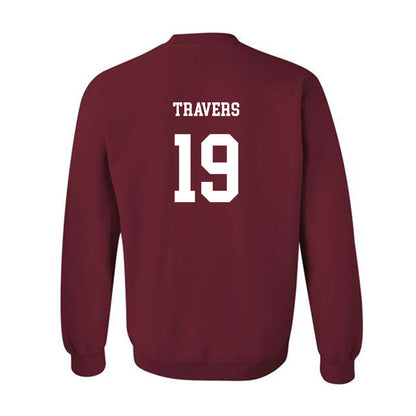 UMass - NCAA Men's Lacrosse : Robbie Travers - Classic Fashion Shersey Crewneck Sweatshirt-1