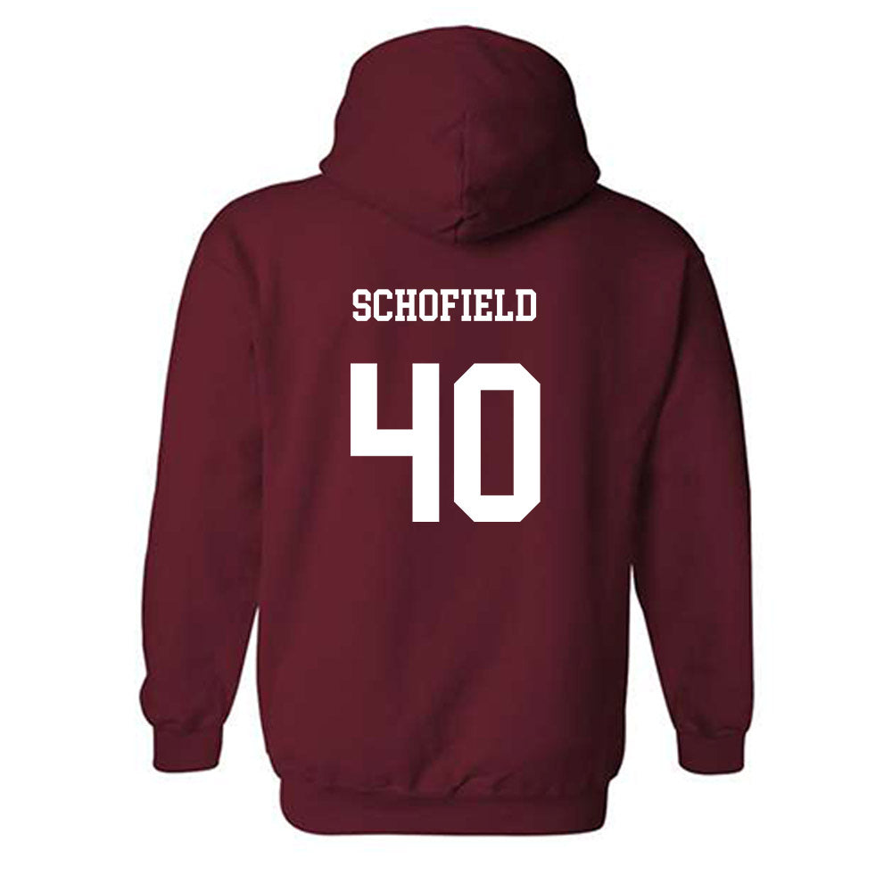 UMass - NCAA Football : Dominic Schofield - Classic Fashion Shersey Hooded Sweatshirt