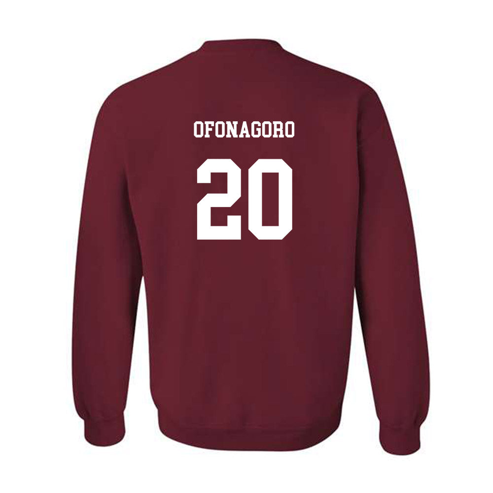 UMass - NCAA Football : Godson Ofonagoro - Classic Fashion Shersey Crewneck Sweatshirt