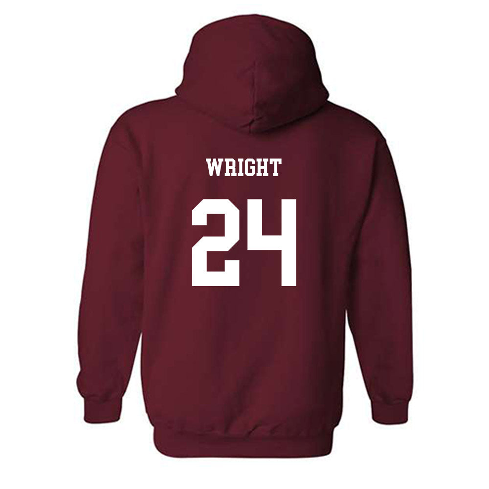 UMass - NCAA Men's Soccer : Braeden Wright - Classic Fashion Shersey Hooded Sweatshirt