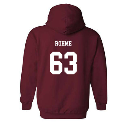 UMass - NCAA Football : Brayden Rohme - Classic Fashion Shersey Hooded Sweatshirt