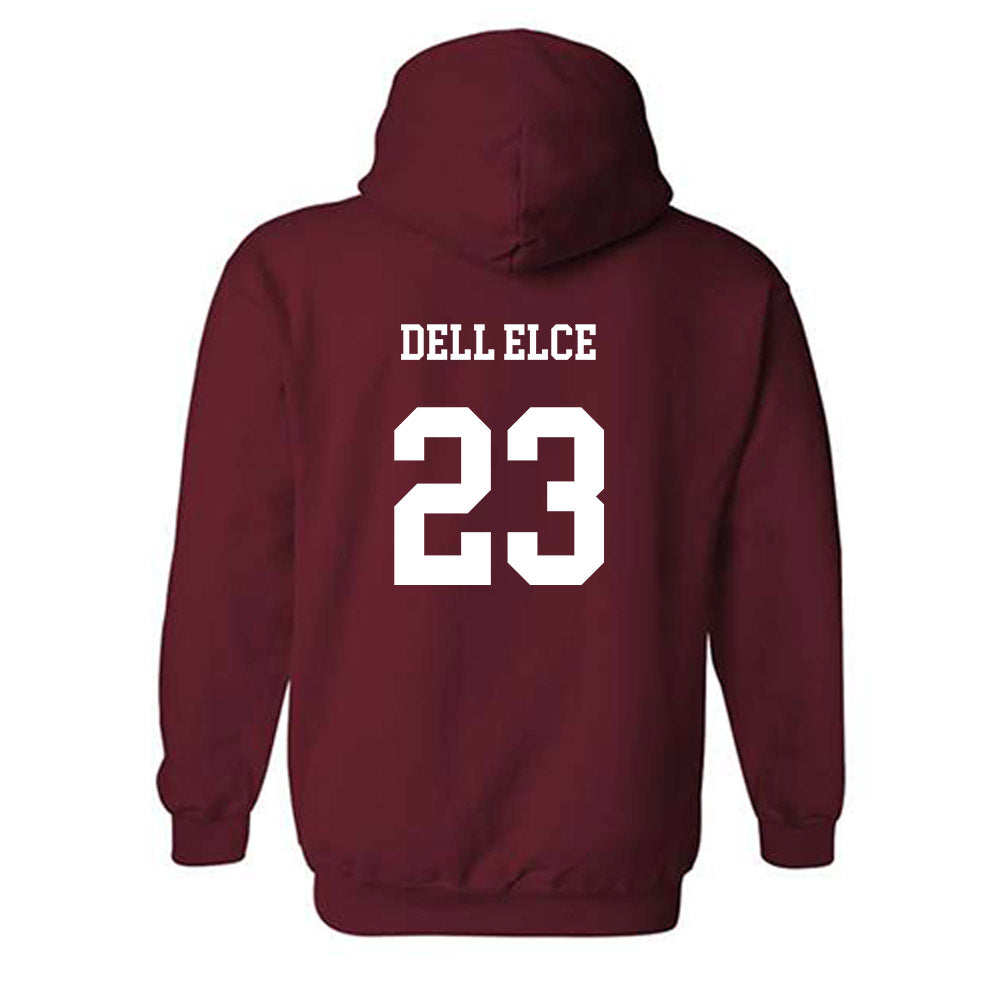 UMass - NCAA Men's Ice Hockey : Francesco Dell'Elce - Classic Fashion Shersey Hooded Sweatshirt