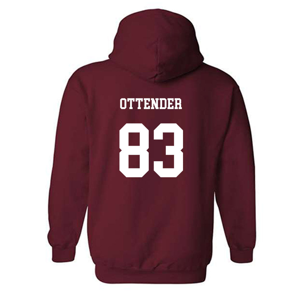 UMass - NCAA Football : Eric Ottender - Classic Fashion Shersey Hooded Sweatshirt