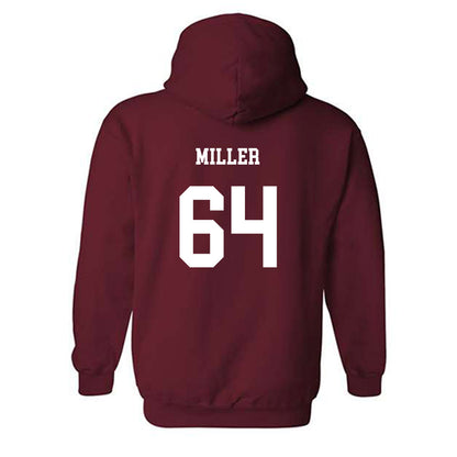 UMass - NCAA Football : Peyton Miller - Classic Fashion Shersey Hooded Sweatshirt