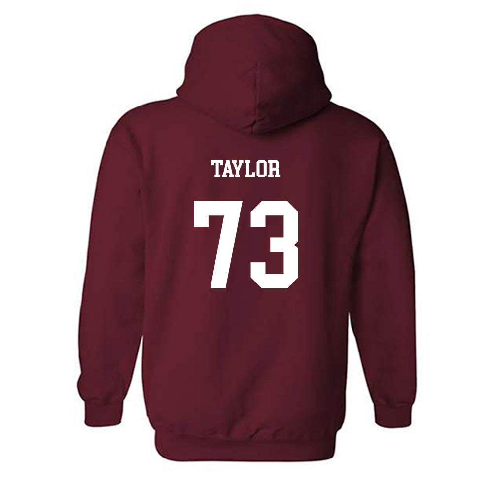 UMass - NCAA Football : Brock Taylor - Classic Fashion Shersey Hooded Sweatshirt