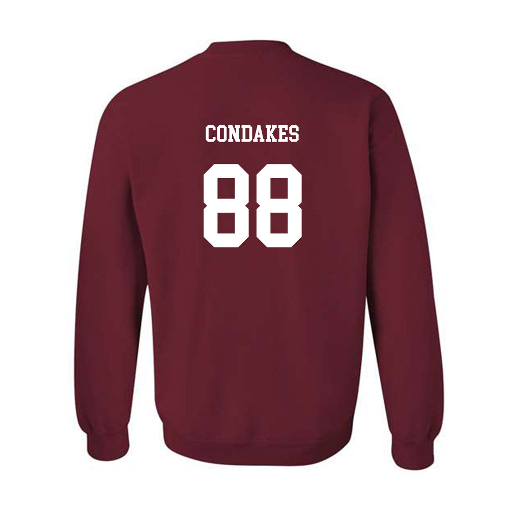 UMass - NCAA Football : John Condakes - Classic Fashion Shersey Crewneck Sweatshirt