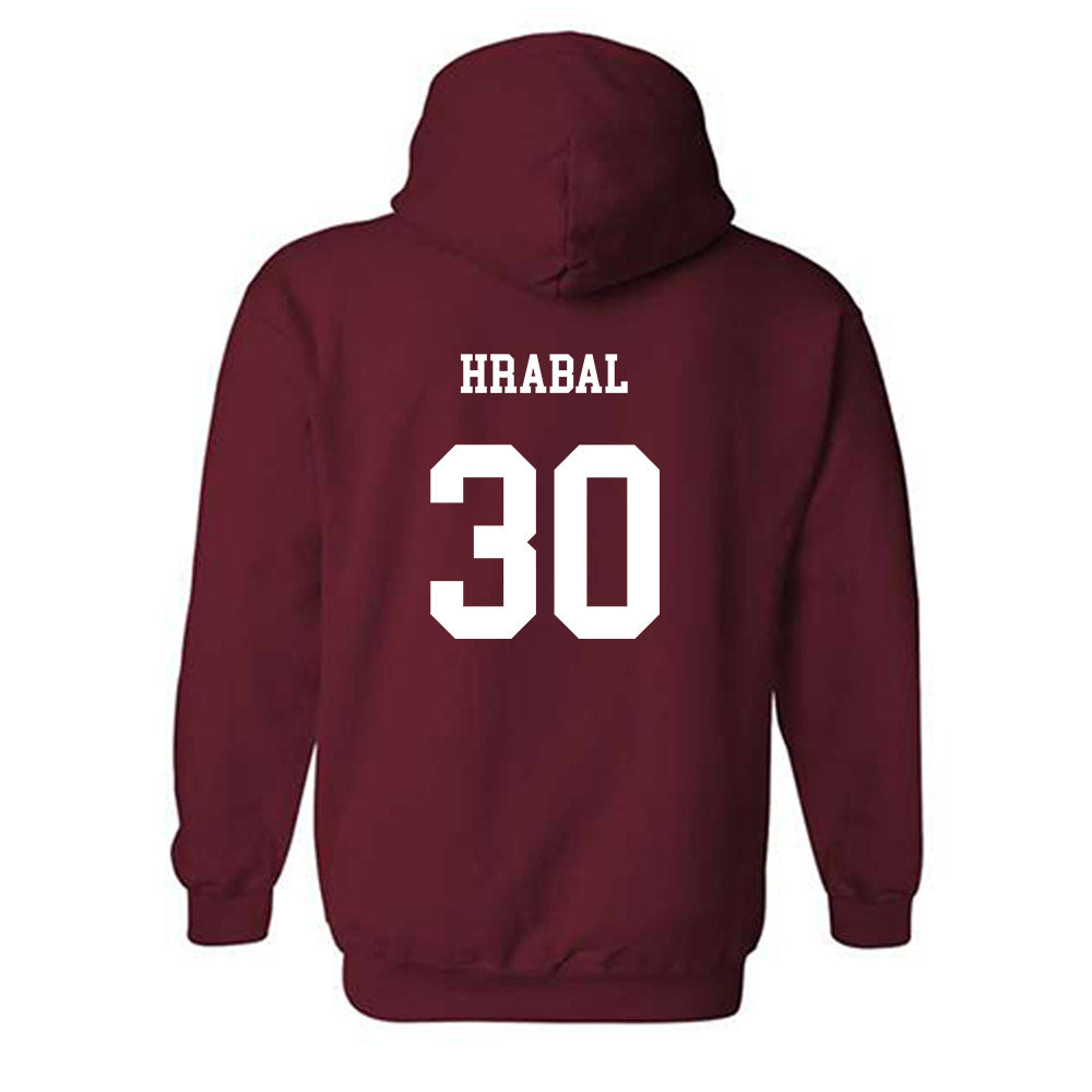 UMass - NCAA Men's Ice Hockey : Michael Hrabal - Classic Fashion Shersey Hooded Sweatshirt