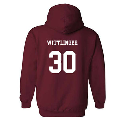 UMass - NCAA Men's Lacrosse : Cole Wittlinger - Classic Fashion Shersey Hooded Sweatshirt-1