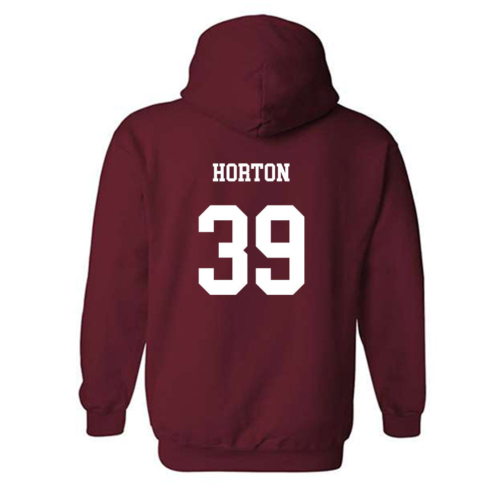 UMass - NCAA Football : James Horton - Classic Fashion Shersey Hooded Sweatshirt