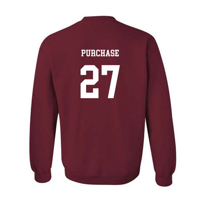 UMass - NCAA Men's Soccer : Layton Purchase - Classic Fashion Shersey Crewneck Sweatshirt