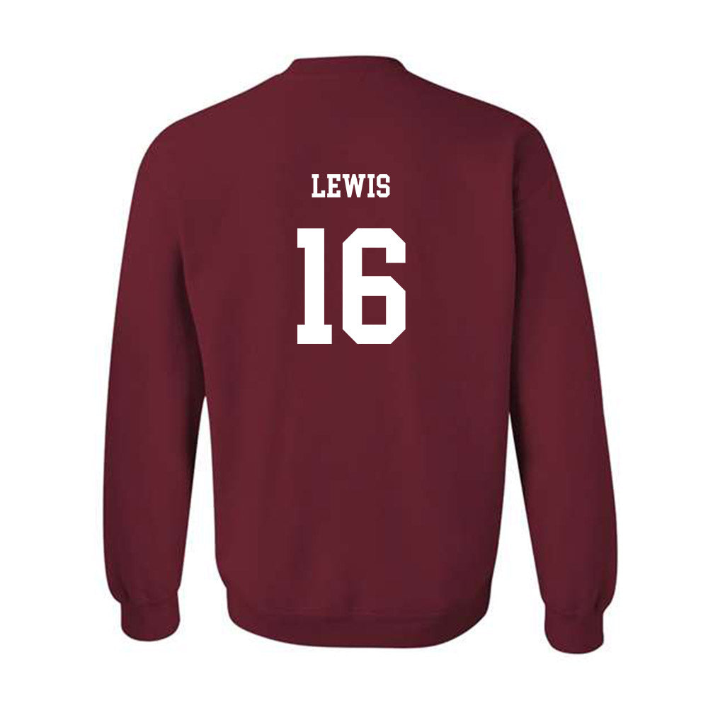 UMass - NCAA Men's Lacrosse : Caelin Lewis - Crewneck Sweatshirt Classic Fashion Shersey