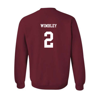 UMass - NCAA Men's Basketball : Dwayne Wimbley - Classic Fashion Shersey Crewneck Sweatshirt-1