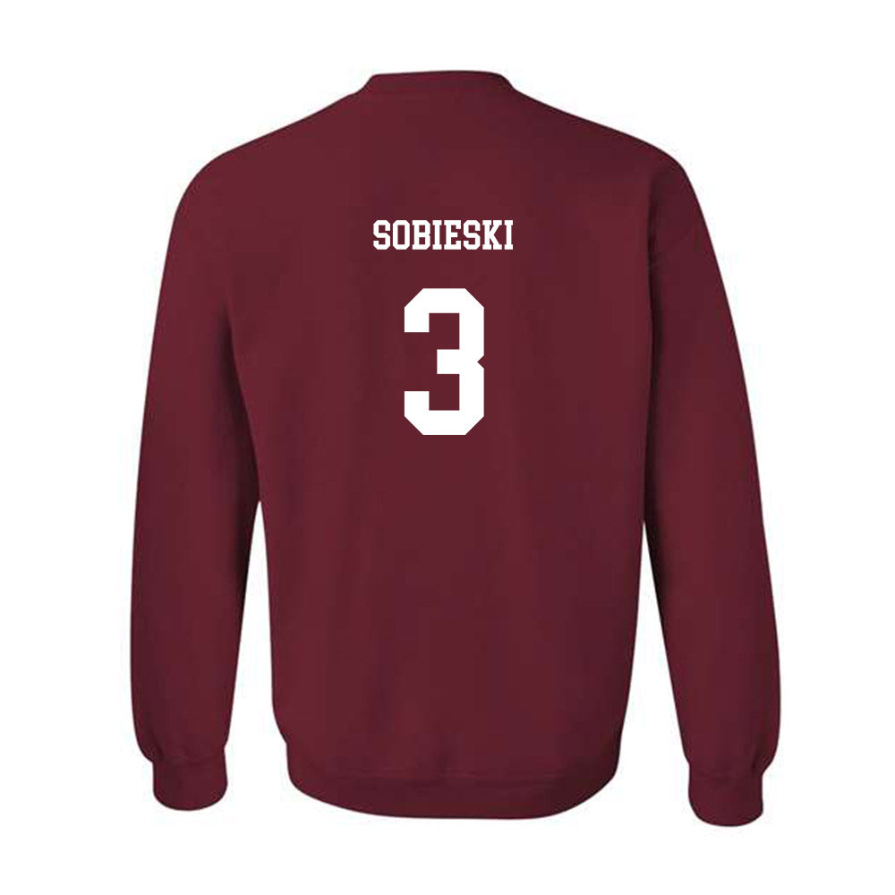 UMass - NCAA Men's Ice Hockey : Kazimier Sobieski - Classic Fashion Shersey Crewneck Sweatshirt-1