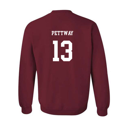 UMass - NCAA Football : Tray Pettway - Crewneck Sweatshirt Classic Fashion Shersey
