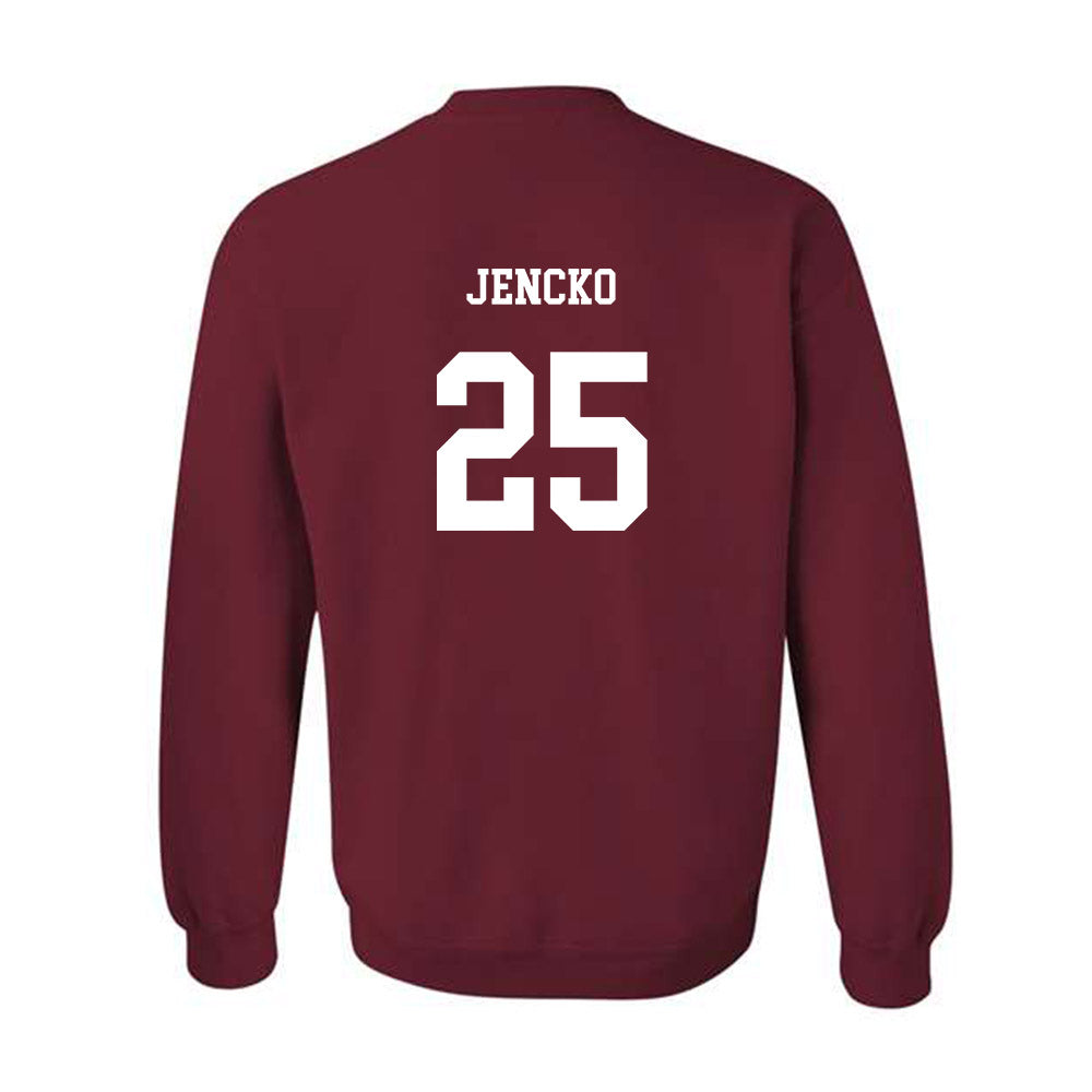 UMass - NCAA Men's Ice Hockey : Daniel Jencko - Classic Fashion Shersey Crewneck Sweatshirt-1