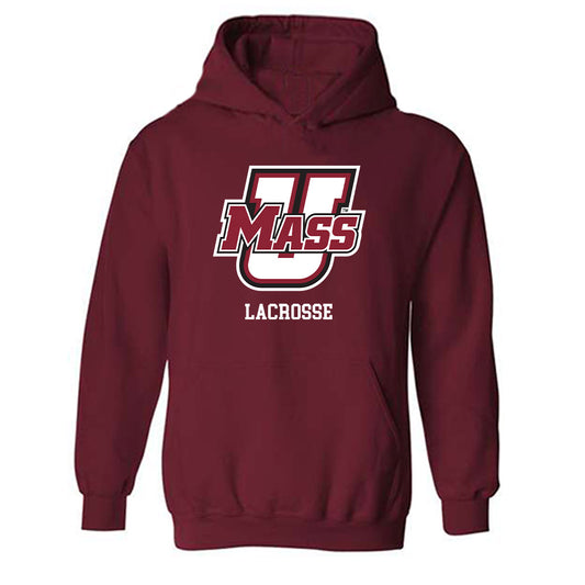 UMass - NCAA Men's Lacrosse : Owen Salanger - Classic Fashion Shersey Hooded Sweatshirt-0