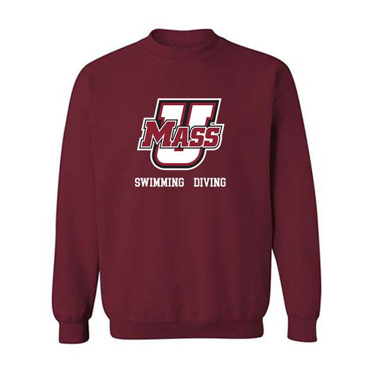 UMass - NCAA Men's Swimming & Diving : Zakariah Teffahi - Classic Fashion Shersey Crewneck Sweatshirt