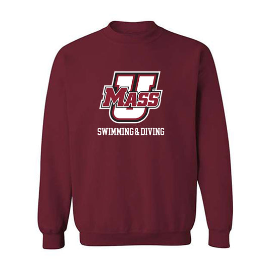UMass - NCAA Men's Swimming & Diving : Bode Groh - Classic Fashion Shersey Crewneck Sweatshirt-0