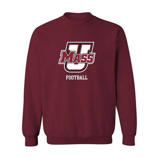 UMass - NCAA Football : Dean Shaffer - Classic Fashion Shersey Crewneck Sweatshirt-0