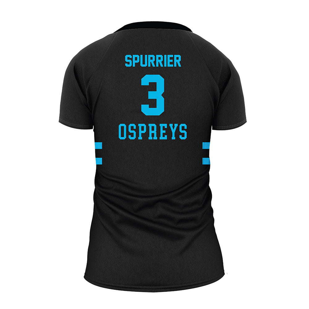 UNF - NCAA Women's Volleyball : Dakota Spurrier - Black Volleyball Jersey-1