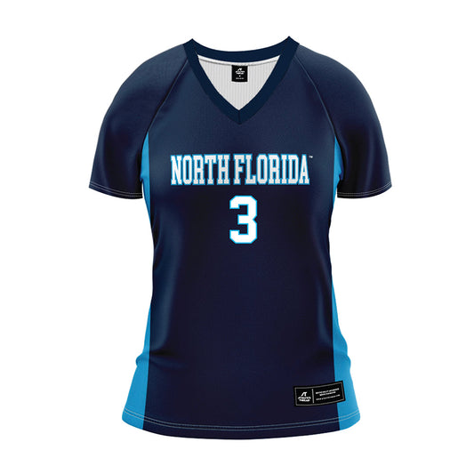 UNF - NCAA Women's Volleyball : Dakota Spurrier - Navy Volleyball Jersey-0